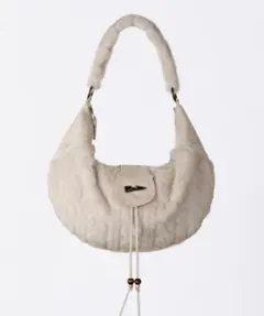sculptor Fluffy Slouchy Satin Bag ファー - メルカリ