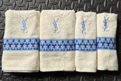 新品イヴ・サンローラン フェイスタオル2P ・ウォッシュタオル2P