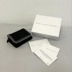 【ステラマッカートニー】三つ折りミニ財布 ブラックのサムネイル
