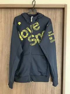 DESCENTE Movesports ネイビー パーカー Oサイズ