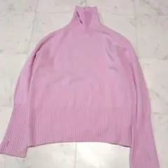 INDIVI インディヴィ ハイネック ニット セーター フィンガーホール 38