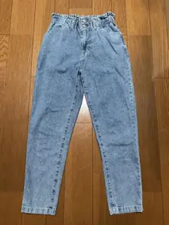テーパード　デニム　パンツ