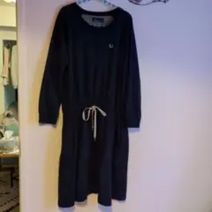FRED PERRY ネイビー 長袖ワンピース　値下げしました
