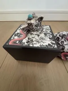 GUCCI グッチ アンガーフォレスト ウルフヘッド 22 ターコイズ