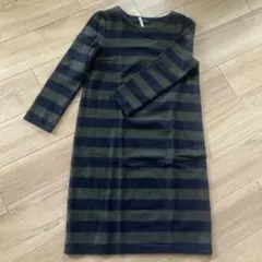 ボーダー　ワンピース　バイカラー　ユナイテッドアローズ