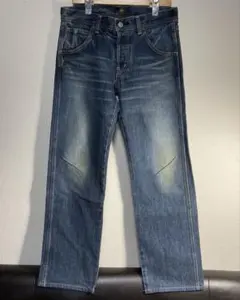 DMG ドミンゴ　デニムパンツ ユーズド加工　ボタンフライ