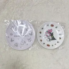 マイメロ クロミ モスバーガー 福袋 メラミンプレート 2枚
