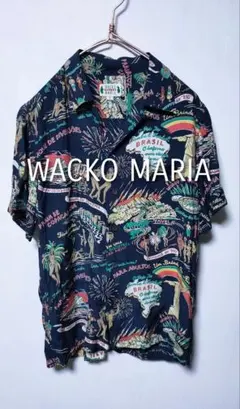 ワコマリア WACKOMARIA アロハシャツ　総柄　即完品 楽天市場】ワコマリア アロハの通販
