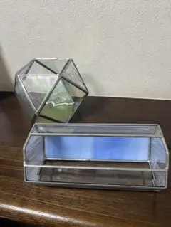 ガラス製 花器 小物入れ 3点セット - メルカリ