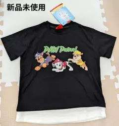 パウパトロール Tシャツ ブラック 120cmのサムネイル