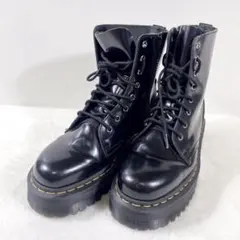 ドクターマーチン JADON 8ホール ブーツ 厚底 レザー ブラック 26cm