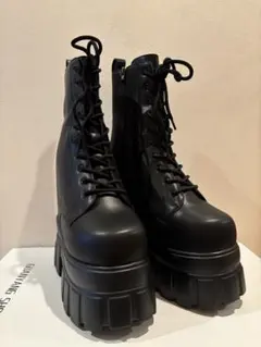 淘宝網(タオバオ)22cm厚底ブーツ コスプレ