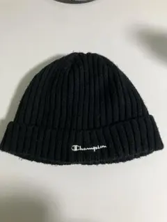 Champion ブラック ニット帽