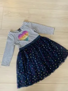 zunie ストライプ柄 ワンピース120-130