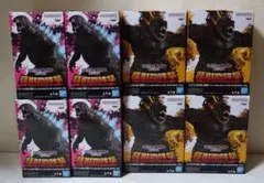 フィギュア　ゴジラ x コング　新たなる帝国　怪獣咆哮撃　ゴジラ　コング　各4体