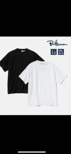 ユニクロ×ロンハーマン コラボTシャツ XL ホワイトブラックセット ユニクロ×ロンハーマンのコラボTシャツ、玉川髙島屋S・Cの