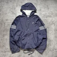 00s adidas archive シェルジャケット ドローコード Y2K
