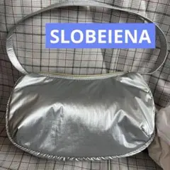 SLOBE IENA(スローブイエナ) シルバー ショルダーバッグ　ナイロン地のサムネイル