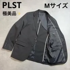 極美品✨ 近年モデル PLST テーラードジャケット アンコン M ブラック