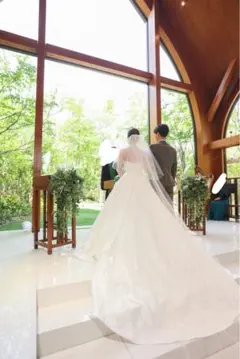 【ほぼ新品】【値下げ中】NICOLEウェディングドレス Aライン定価39.6万円