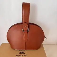 いたがき鞄 Leather craft by Emi 本革 レザー ハンドバッグ ☆ITAGAKI Leather Craft by Emi ハンドバッグ☆の通販 by