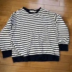 ロゴスデイズ ストライプスウェット LL