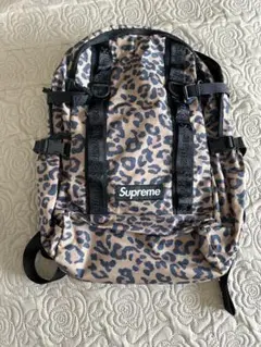 Supreme レオパードバッグパック　リュックサック　美品のサムネイル