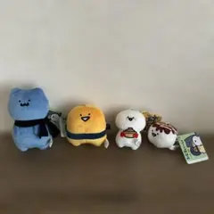 【新品、タグ付き】お文具といっしょマスコット4点