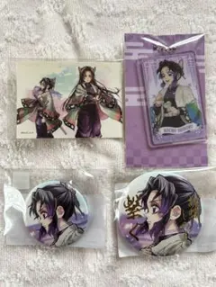 鬼滅の刃 C106 繋ぐ 胡蝶しのぶ E賞 箔押し57mm缶バッジ F/G賞