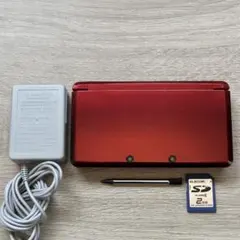 【美品】ニンテンドー3DS フレアレッド