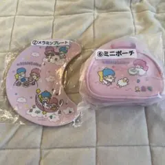 キキララ 1番くじ メラミンプレート ミニポーチ