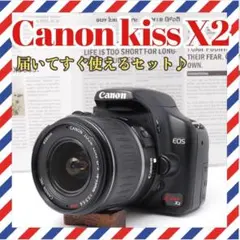 ⭐️手ぶれ補正付きレンズ⭐️Canon kiss X2 一眼レフカメラ 初心者