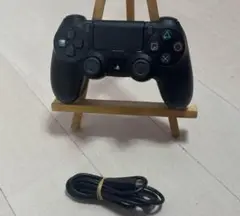 PS4 コントローラー 黒 USBケーブル付き
