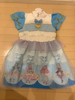【新品未使用】名探偵プリキュアエクレールなりきりワンピース衣装140　バースデイのサムネイル