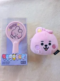 BT21 Cooky グク ヘアブラシ コインケースセット