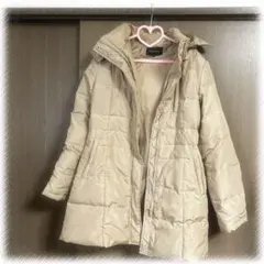 GLACIER フード付きベージュコート