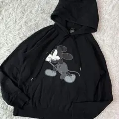 ✨希少/極美品/L✨ナンバーナイン×ディズニー パーカー ミッキー 宮下期 黒