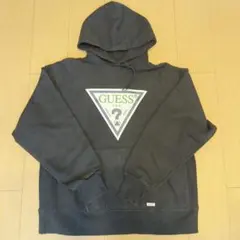 【大特価セール中‼︎】GUESS トライアングルロゴ プルオーバーパーカー M