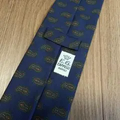 Cappelli Napoli ネイビー ペイズリー ネクタイのサムネイル