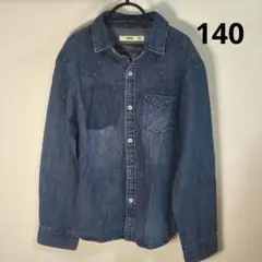 ​【140cm】MPS エムピーエス キッズ デニムシャツ 長袖 ライトオン