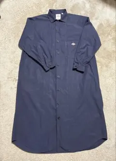 DANTON シャツワンピース ネイビー 36