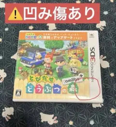 傷凹み有り3DS とびだせ どうぶつの森 amiibo+ケース付き