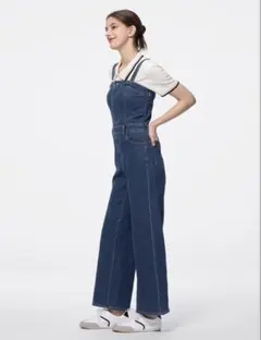 ジーユー　GU ベアトップサロペットパンツ　S