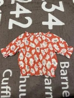 après les cours 花柄 半袖トップス 110cm