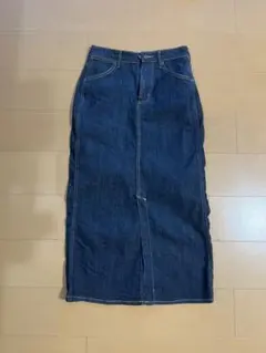 デニム ロングタイトスカートのサムネイル