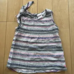 ROXY ロキシー　ノースリーブ　タンクトップ　5T 110㎝ストライプ柄のサムネイル