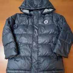 ミキハウスMIKIHOUSEダウンコートダウンジャケット130センチブラック美品