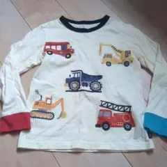 GITA キッズ 長袖Tシャツ 働く車柄