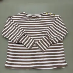 petit main ストライプ 長袖カットソー 110