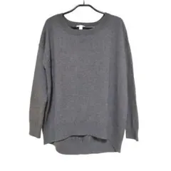 Gap毛混合クルーネック長袖ニットプルオーバー グレー XS/S